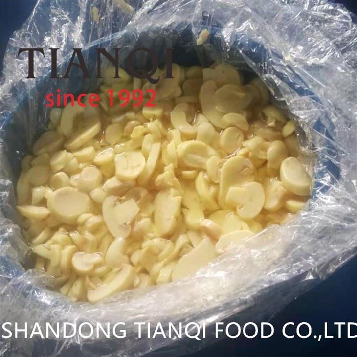 P&S white Mushroom in Chemical in Plastic Drums